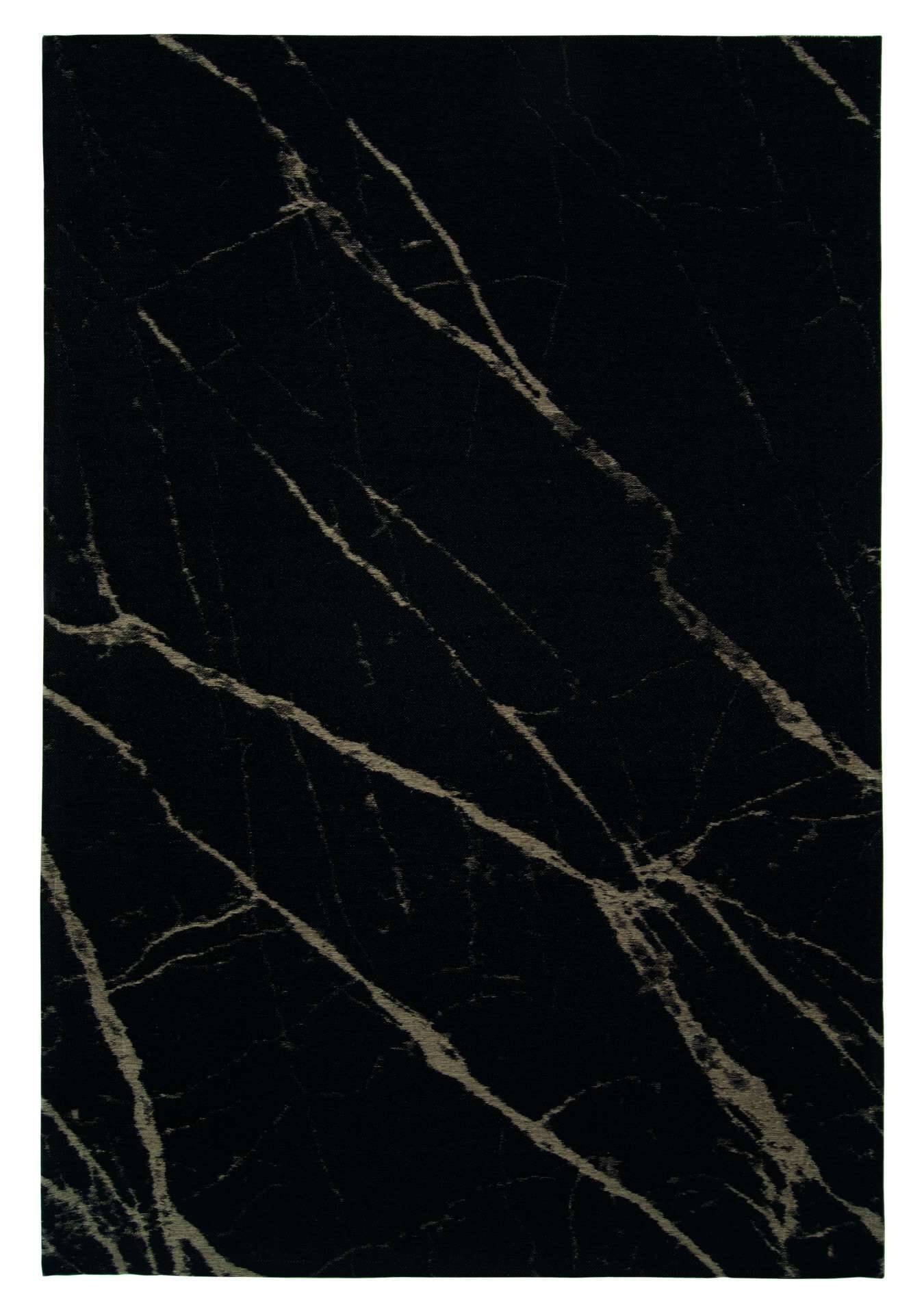 Moderner Teppich PIETRA BLACK HONEY - Waschbarer Teppich – Bild 1